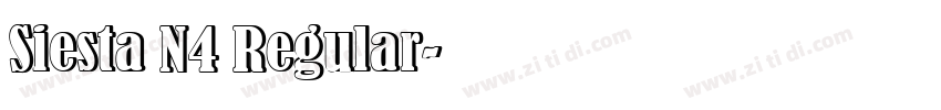 Siesta N4 Regular字体转换